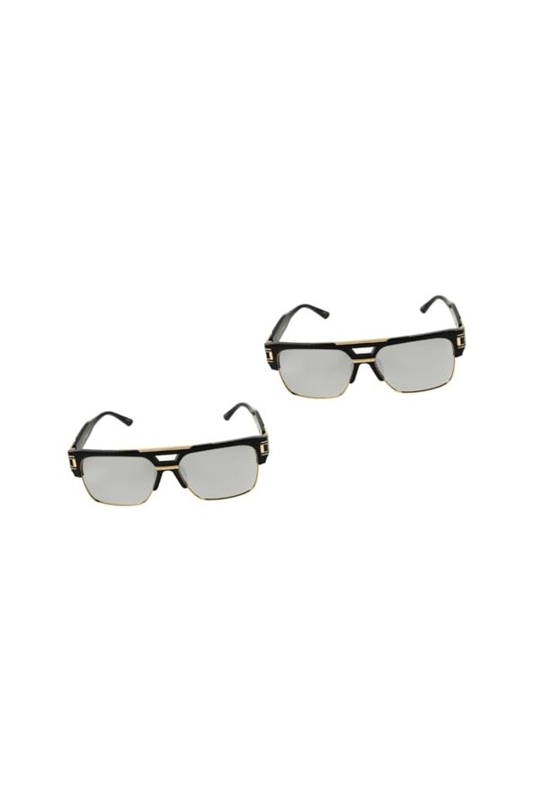 USHOBE 2Pcs Lunettes De Soleil Pour Hommes Dames Lunettes De Soleil Hommes Carrés Lunettes De Pêche Lunettes De Soleil À La M