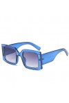 No Name Ltd Lolita Lunettes de soleil carrées surdimensionnées rétro pour femmes, hommes, enfants, Jante bleue, Oversized