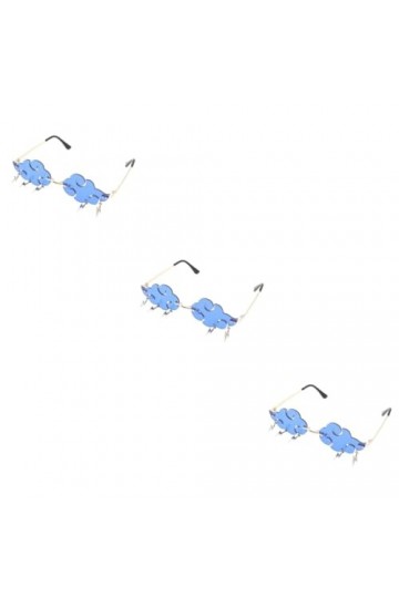 ABOOFAN 3Pcs Pas De Lunettes De Soleil Femmes Lunettes Cosplay Lunettes Lunettes De Soleil À La Mode Lunettes De Soleil Drôle