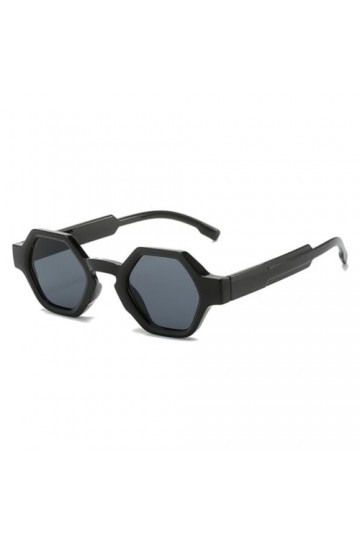 MUTYNE Lunettes de soleil carrées rétro polygone pour femmes, nuances UV400, mode Punk couleur bonbon, lunettes de soleil pou