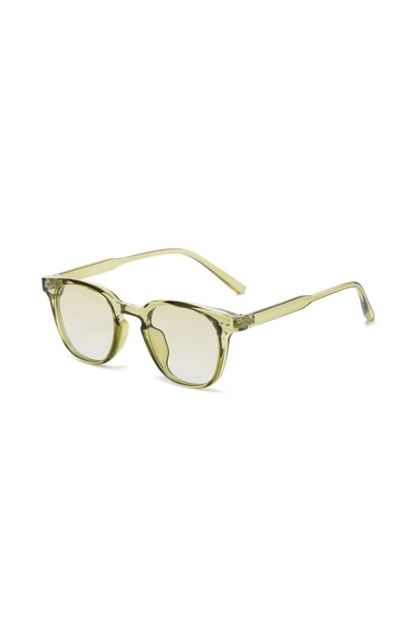 MUTYNE Mode Carré Femmes Lunettes De Soleil Vintage Clair Océan Dégradé Lentille Hommes Nuances UV400 Rivets Lunettes De Sole