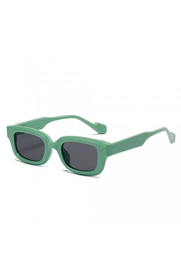 MUTYNE Petites lunettes de soleil carrées hommes femmes lunettes de soleil nuances de voyage Vintage rétro UV400, vert, taill