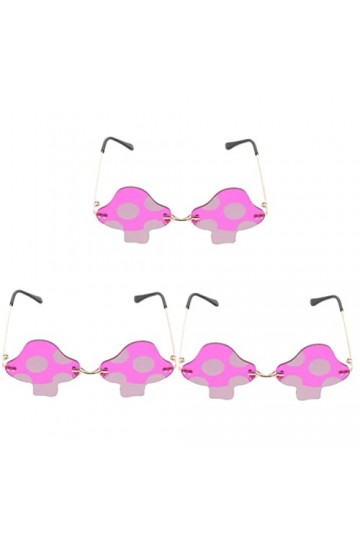 Gadpiparty 3 Paires Lunettes De Soleil De Fête Lunettes Créatives Lunettes De Soleil Des Années 90 Pour Femmes Lunettes Cospl