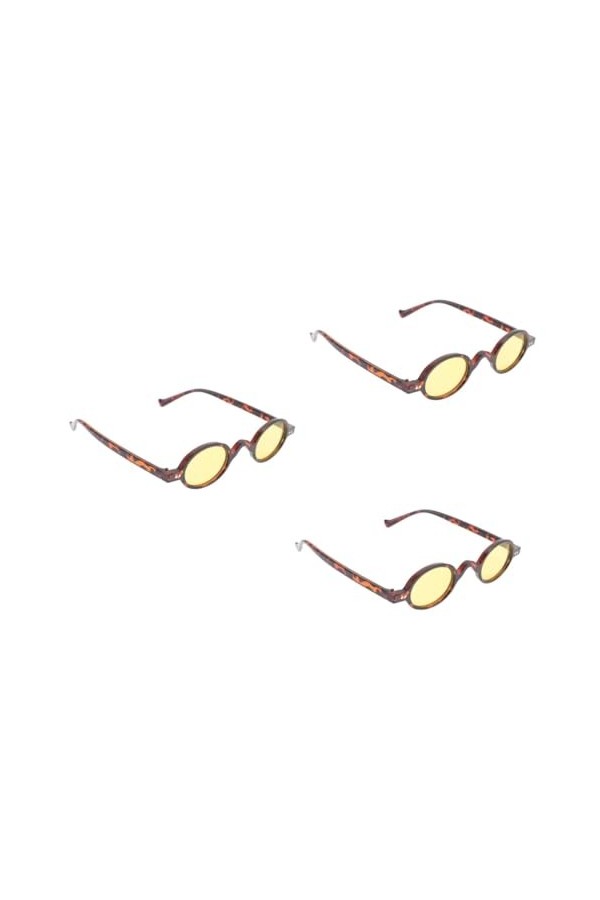 Abaodam 3 Paires Lunettes De Soleil Vintage Lunettes De Mode Pour Femmes Lunettes Des Années 70 Lunettes De Soleil Femme Verr