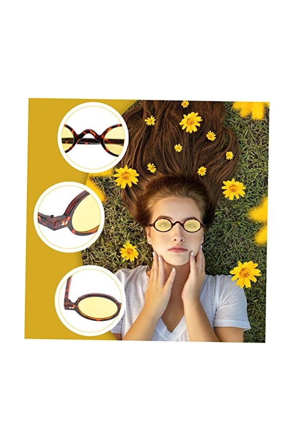 Abaodam 3 Paires Lunettes De Soleil Vintage Lunettes De Mode Pour Femmes Lunettes Des Années 70 Lunettes De Soleil Femme Verr