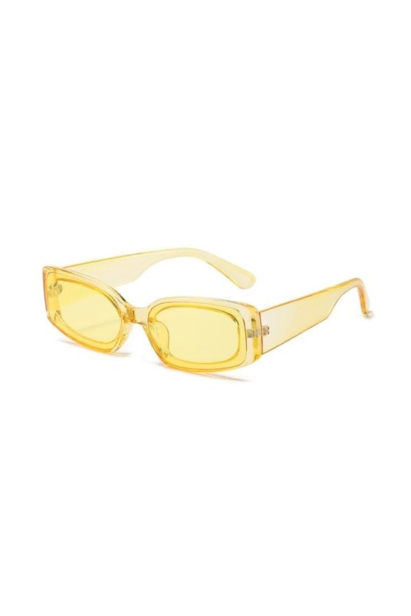 MUTYNE Petites Lunettes de Soleil carrées Femmes rétro œil de Chat Lunettes de Soleil Femme colorées Femmes Lunettes UV400, J