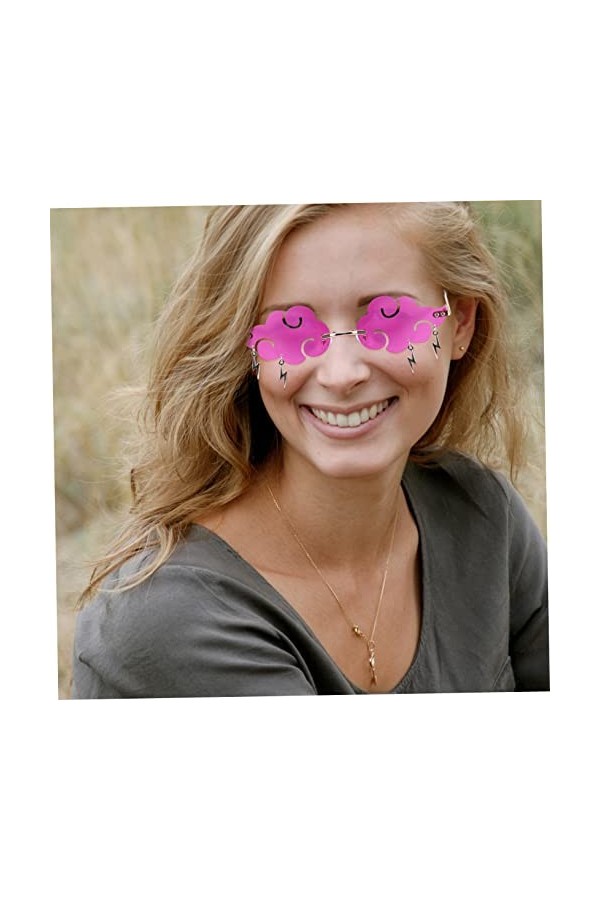 ABOOFAN 2 Pièces Sans Lunettes De Soleil Robes Pour LÉté Lunettes Rétro Vêtements DÉté Pour Lunettes Élégantes Nuage 90 Lun