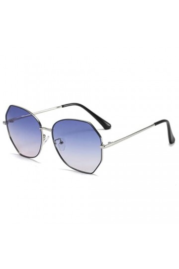 Dames Nouvelles lunettes de soleil, lunettes de soleil polarisées en métal, grandes lunettes de soleil UVResistantes pour fem