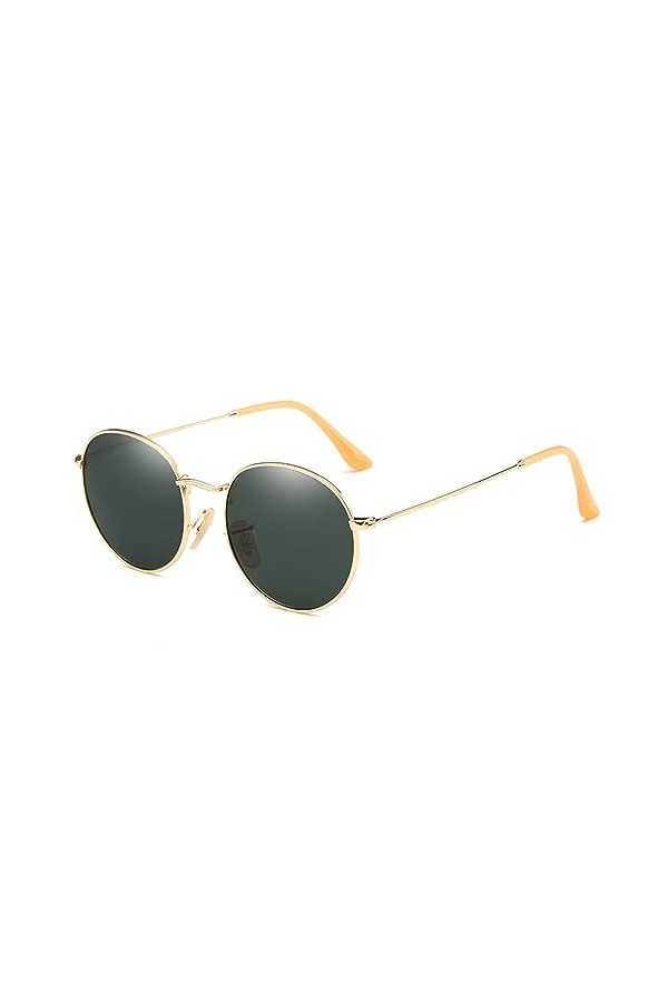 QQLADY Lunettes De Soleil Polarisées Pour Femmes, Lunettes De Soleil Mode, Lunettes De Soleil Rondes, Lunettes De Soleil De V