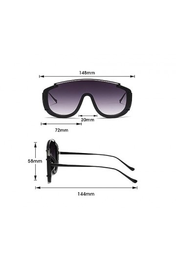 QQLADY Lunettes De Soleil Pour Femmes, Lunettes De Soleil À Grand Cadre, Lunettes De Soleil Vintage, Lunettes De Soleil Cycli