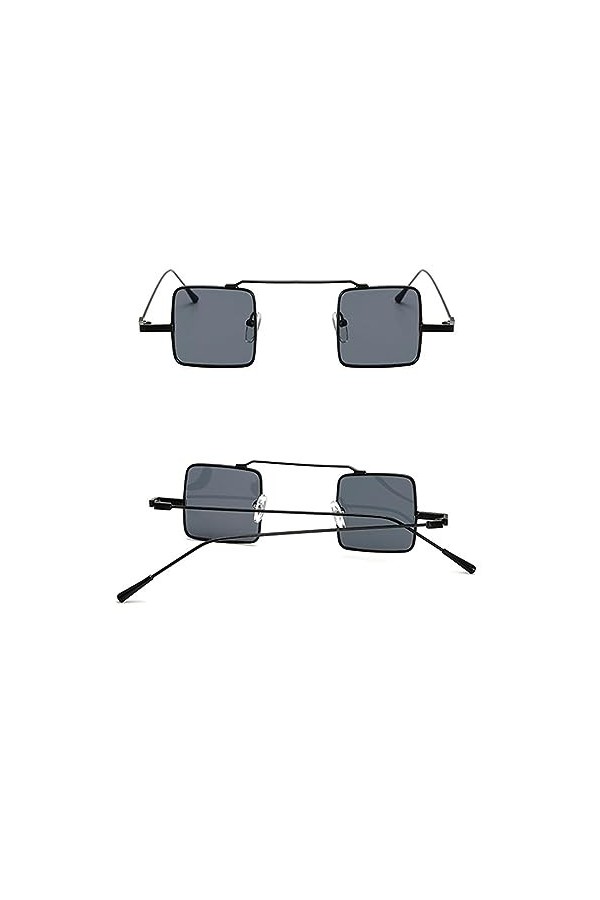 QQLADY Lunettes De Soleil Mode Pour Hommes Et Femmes, Lunettes De Soleil Carrées, Lunettes De Soleil Punk, Lunettes De Soleil