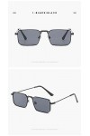 QQLADY Lunettes De Soleil Pour Hommes Et Femmes, Lunettes De Soleil Européennes Et Américaines, Lunettes De Soleil Carrées, V