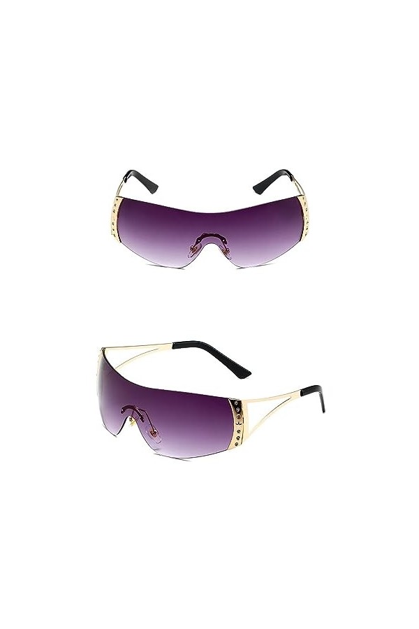 QQLADY Lunettes De Soleil Pour Femmes, Lunettes De Soleil Sans Cadre Européennes Et Américaines, Lunettes De Soleil Personnal