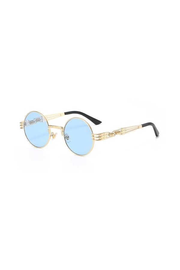 QQLADY Lunettes De Soleil Pour Femmes, Lunettes De Soleil Européennes Et Américaines, Lunettes De Soleil À Monture Ronde, Lun