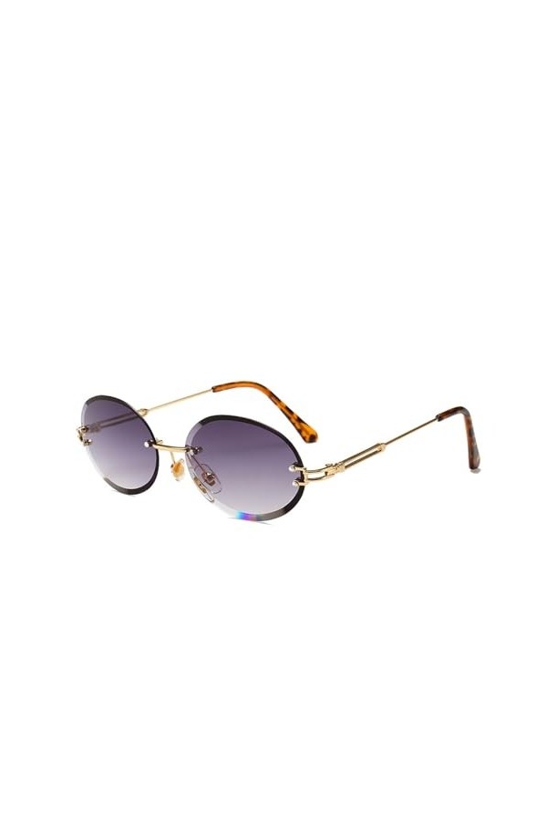 QQLADY Lunettes De Soleil Pour Femmes, Lunettes De Soleil Sans Monture, Lunettes De Soleil Européennes Et Américaines, Lunett