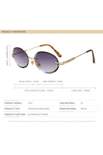 QQLADY Lunettes De Soleil Pour Femmes, Lunettes De Soleil Sans Monture, Lunettes De Soleil Européennes Et Américaines, Lunett