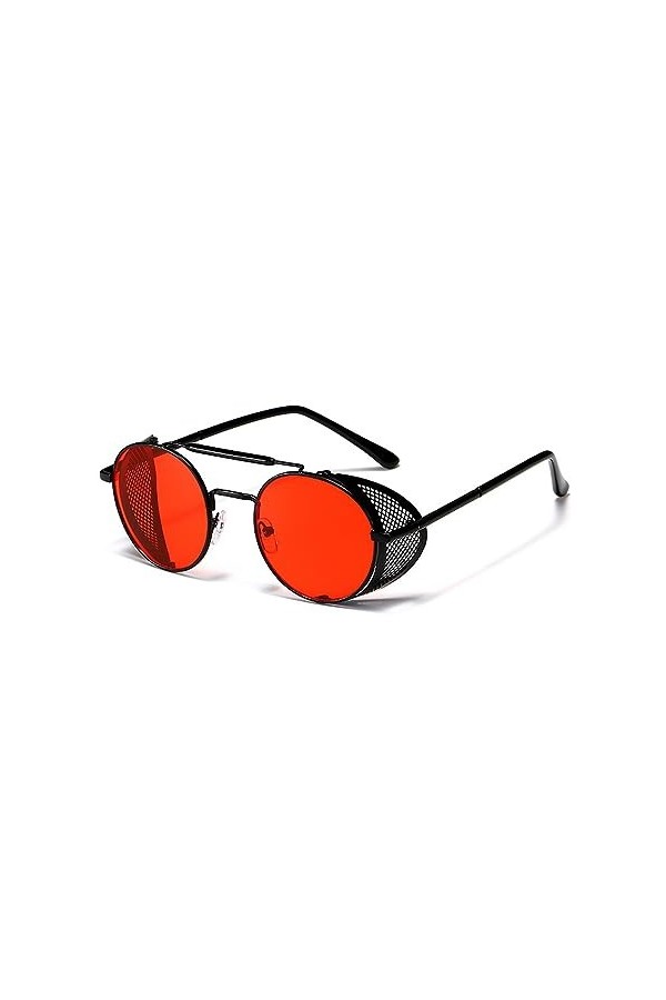QQLADY Lunettes De Soleil Pour Hommes Et Femmes, Lunettes De Soleil Punk Européennes Et Américaines, Lunettes De Soleil De St