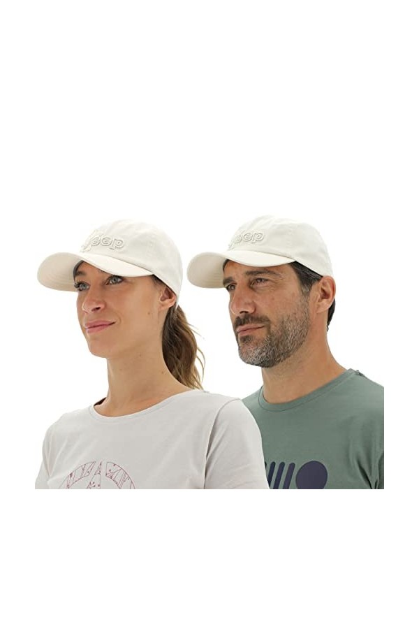 Jeep O102463-W497 J Casquette Baseball Écusson Star & Broderie JI22S Birch White UNI
