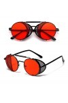 QQLADY Lunettes De Soleil Pour Hommes Et Femmes, Lunettes De Soleil Punk Européennes Et Américaines, Lunettes De Soleil De St