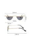 QQLADY Lunettes De Soleil Pour Hommes Et Femmes, Lunettes De Soleil Statement Infinity, Lunettes De Soleil De Fête Ou De Voya