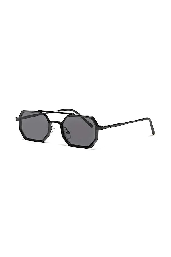 OS SUNGLASSES DE SOLEIL Grandes Lunettes de Soleil Pilote pour Hommes Femmes Vintage Style Pilote Lunettes Cadre en Métal UV4