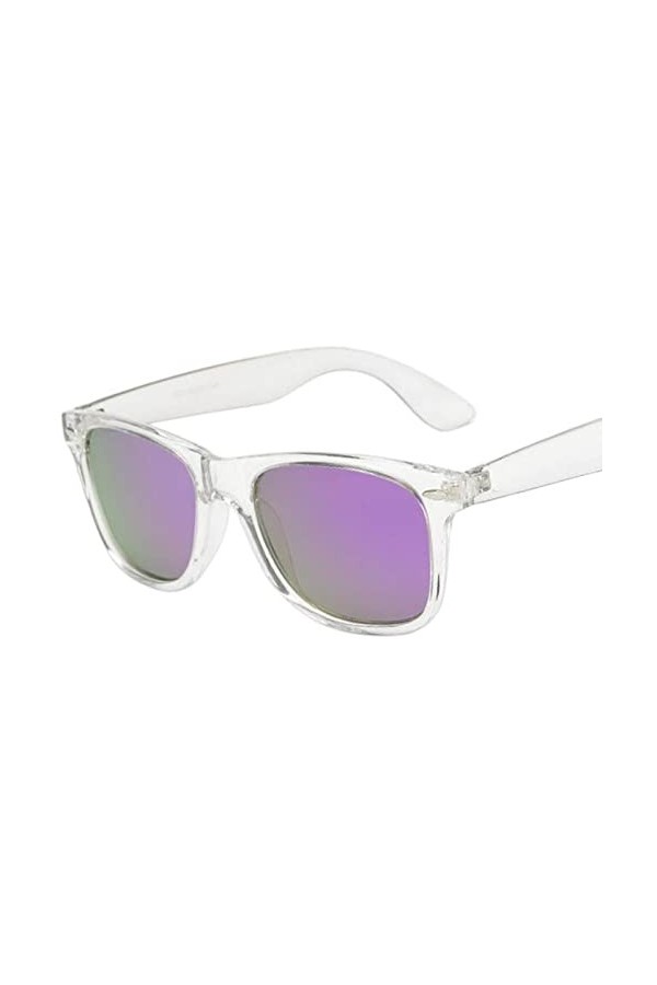 MOGSA Lunettes de soleil polarisées rétro polarisées - Vision nocturne claire - Lunettes de soleil rétro pour homme et femme 