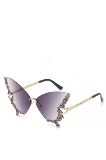 QQLADY Lunettes De Soleil Femme, Lunettes De Soleil Forme Animal, Lunettes De Soleil Personnalisées, Voyage De Fête 1