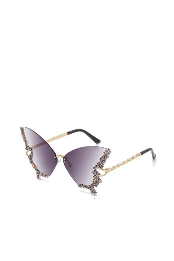 QQLADY Lunettes De Soleil Femme, Lunettes De Soleil Forme Animal, Lunettes De Soleil Personnalisées, Voyage De Fête 1