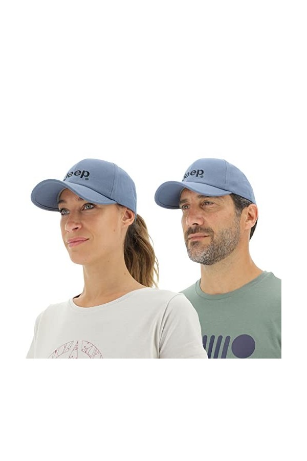 Jeep O102462-E701 J Casquette Baseball Broderie 7-Slot Grille JI22S Deep Green/Birch Whi UNI