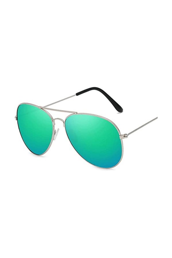 DIPISO des Lunettes de Soleil, Conduite Femmes Lunettes De Soleil Hommes Shopping Street Beat Mirror Couleur : Gris, Taille 