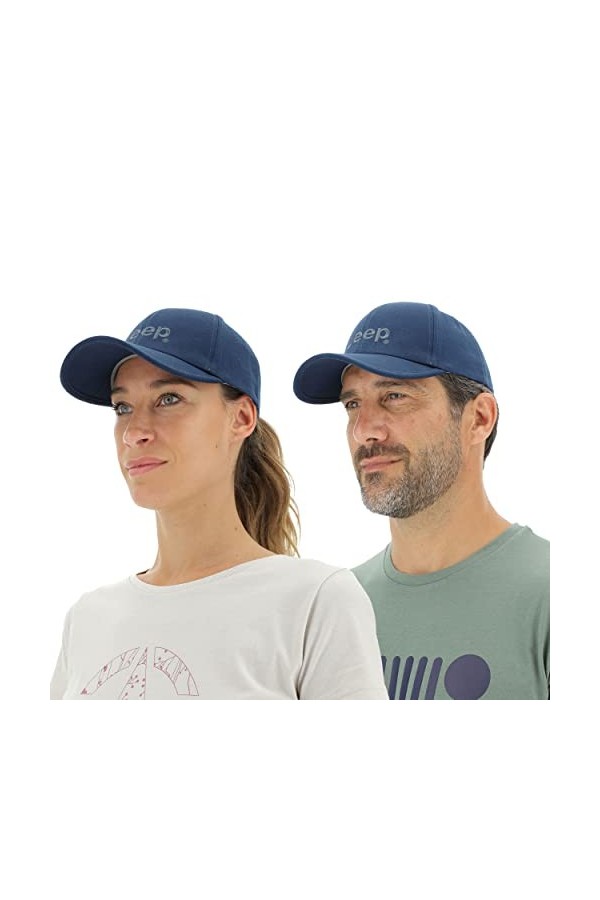 Jeep O102462-E701 J Casquette Baseball Broderie 7-Slot Grille JI22S Deep Green/Birch Whi UNI