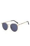 QQLADY Lunettes De Soleil Pour Hommes Et Femmes, Lunettes De Soleil Rondes, Style Simple, Lunettes De Soleil À La Mode Et Pol