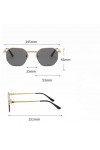 QQLADY Lunettes De Soleil Pour Hommes Et Femmes, Lunettes De Soleil Européennes Et Américaines, Lunettes De Soleil Rétro, Lun