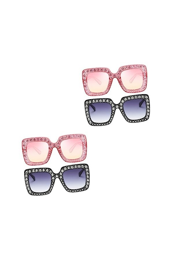 Abaodam 4 Pièces Lunettes De Photographie De Rue De Mode Robes Dété Pour Femmes Lunettes De Soleil Oeil De Chat Lunettes De 