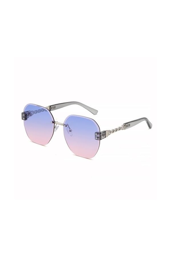 QQLADY Lunettes De Soleil Pour Femmes, Design Sans Monture, Lunettes De Soleil Polyvalentes, Adaptées Aux Fêtes Et Aux Voyage