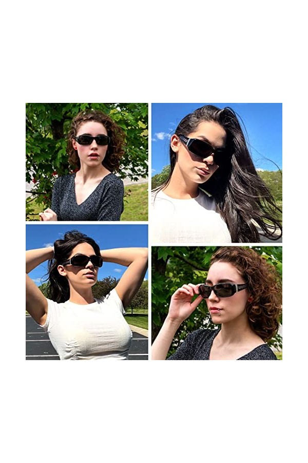 LVIOE Lunette de Soleil Femme Diamante Polarisée UVA&UVB Protection