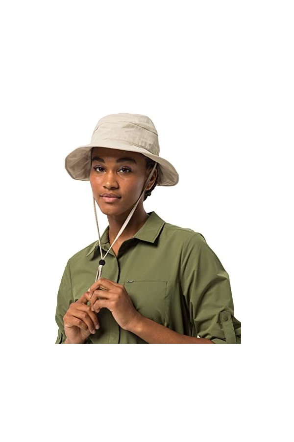 Jack Wolfskin Wingtip Hat W Chapeau de Soleil Femme, White Pepper, Taille M