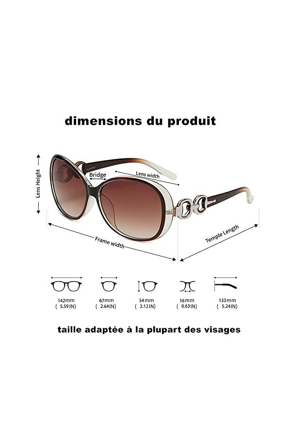 FSMILING Lot De 7 Paires Lunettes De Soleil Femme Gross Lunettes De Soleil Pas Cher Femme Retro Lunettes Uv400 à La Mode Et L