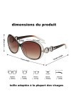FSMILING Lot De 7 Paires Lunettes De Soleil Femme Gross Lunettes De Soleil Pas Cher Femme Retro Lunettes Uv400 à La Mode Et L