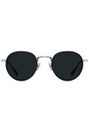 H HELMUT JUST Lunettes de Soleil Femme Homme Ronde Polarisées Vintage Monture en TR90 Branche en Acétate
