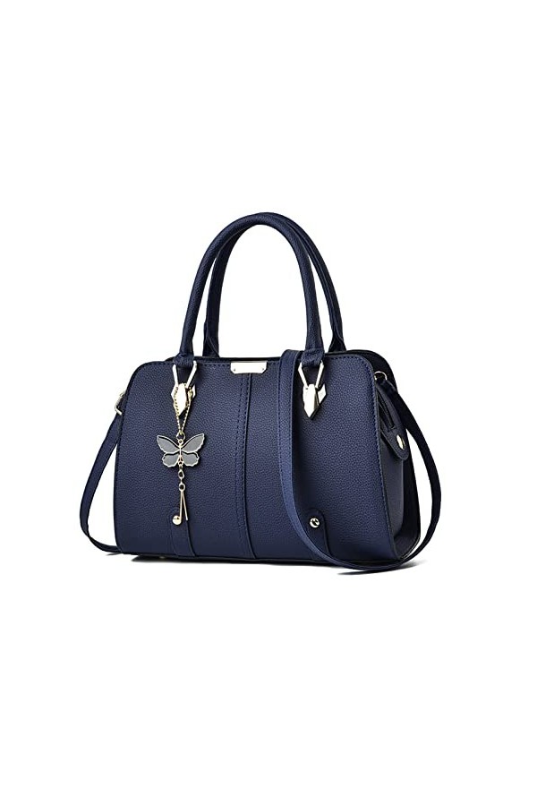 FANDARE Sac à Main Femme Sac à Bandouliere Sac Cabas PU Cuir Sac Fourre Sacoche Sac Porté Epaule Imperméable Sac Messager pou