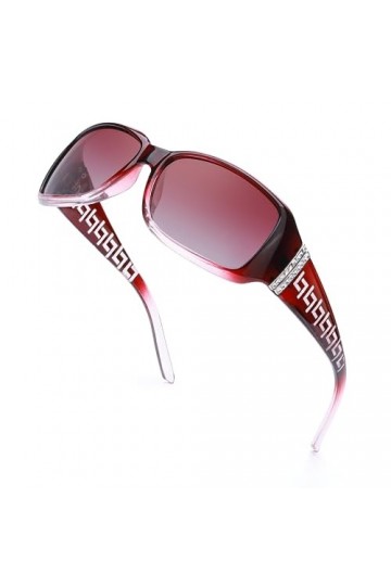 LVIOE Lunette de Soleil Femme Diamante Polarisée UVA&UVB Protection
