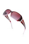 LVIOE Lunette de Soleil Femme Diamante Polarisée UVA&UVB Protection