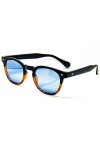 Kiss Lunettes de soleil style MOSCOT mod. DEPP Smoked Gradient - VINTAGE Johnny Depp homme femme CULT unisex - NOIR