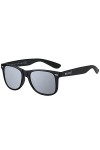 H HELMUT JUST Lunettes de Soleil pour Homme et Femme Conduire de Nuit Polarisées Voyageur Monture légère en R90 Anti-Reflets 