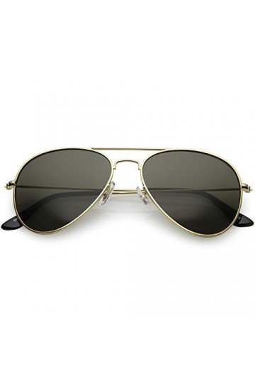 Kiss Lunettes de soleil Aviateur mod. AIR FORCE - homme femme DROP Classiques et Miroirs FASHION - GOLD/Noir