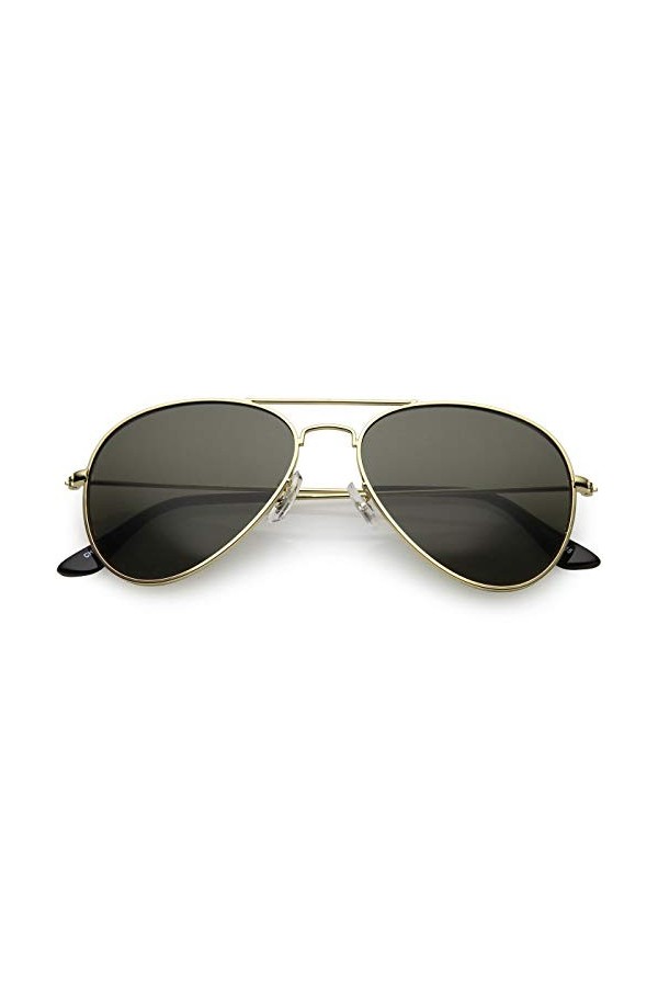 Kiss Lunettes de soleil Aviateur mod. AIR FORCE - homme femme DROP Classiques et Miroirs FASHION - GOLD/Noir