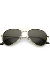 Kiss Lunettes de soleil Aviateur mod. AIR FORCE - homme femme DROP Classiques et Miroirs FASHION - GOLD/Noir