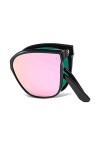 Aiweijia Lunettes de soleil pliantes UV400 protection Polarisé Portable Pliable Des lunettes de soleil Pour les femmes hommes