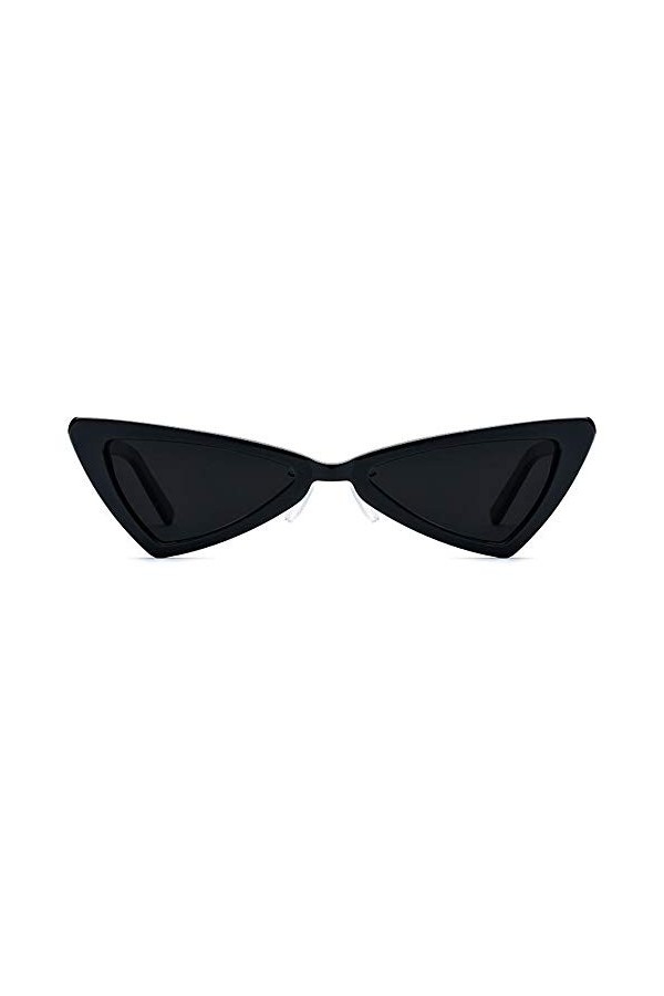 WHSS Sunglasses Nouveau Triangle Frontière Lunettes De Soleil Polarisées Mode Triangle Lunettes Femme Plaque Rétro Cat Eye Lu
